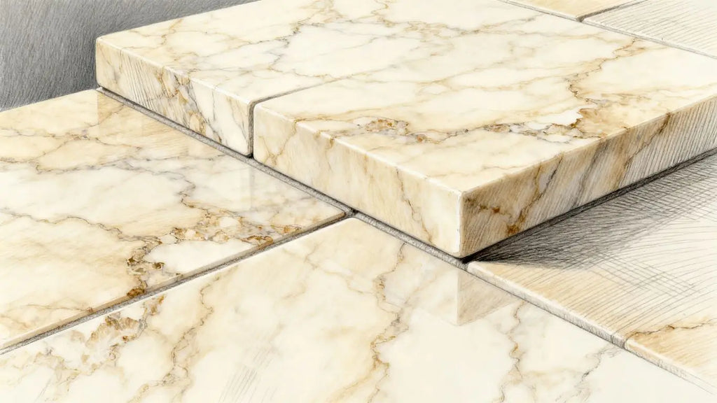Surfaces Galore Beige Marble Collection
