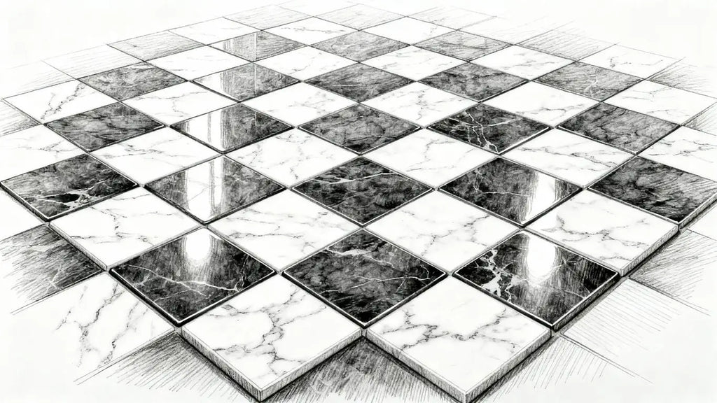 Surfaces Galore Custom Checkerboard Marble