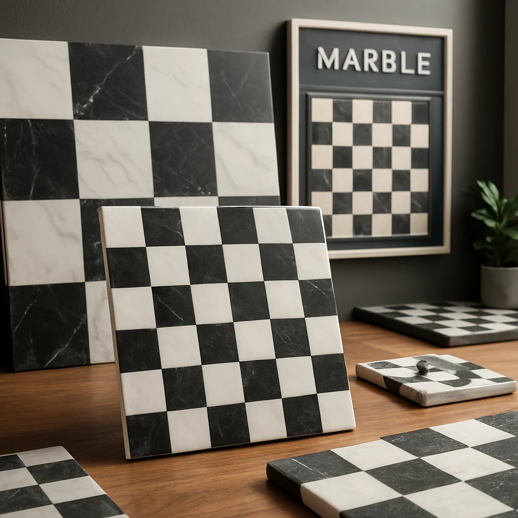 Surfaces Galore Custom Checkerboard Marble Story