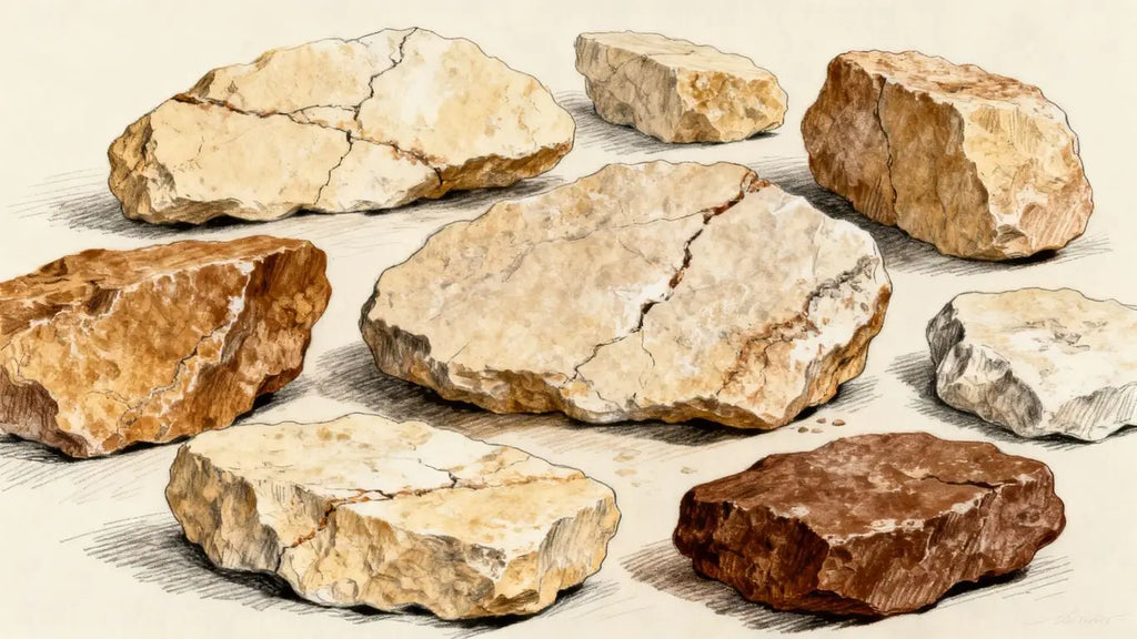 Surfaces Galore Earth Tone Limestone Collection