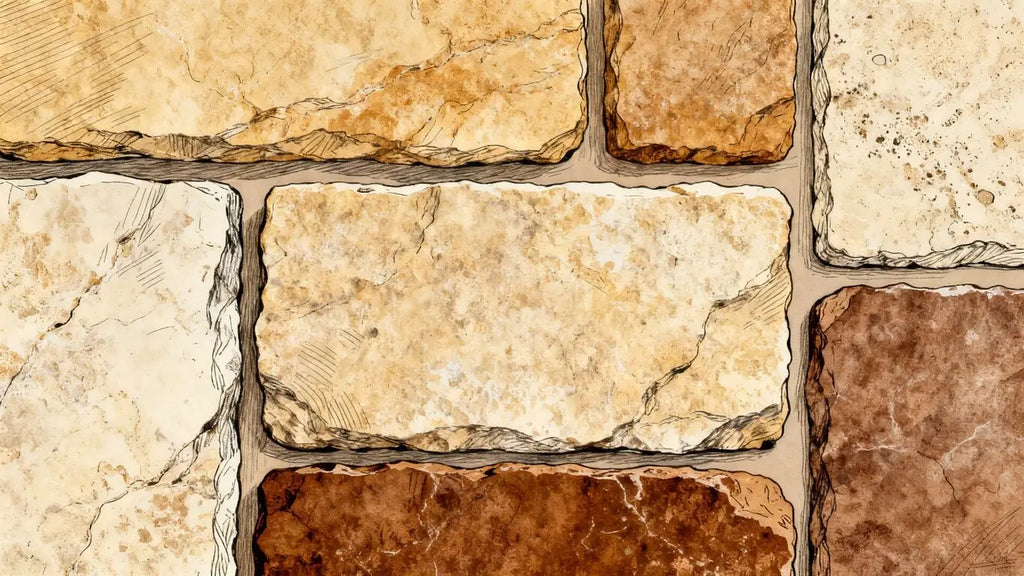 Surfaces Galore Earth Tone Limestone Collection