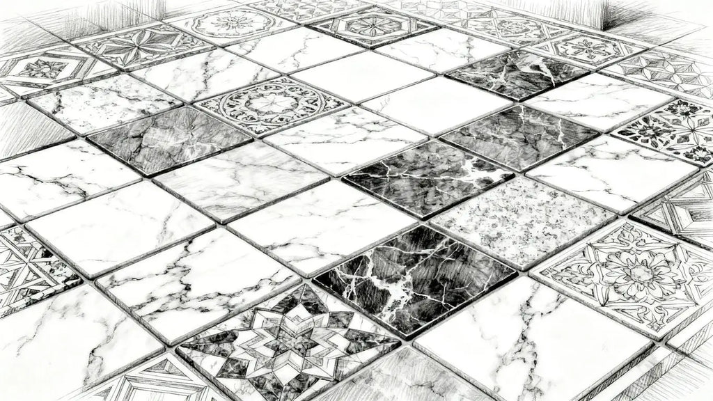 Surfaces Galore Marble Mosaic Collection
