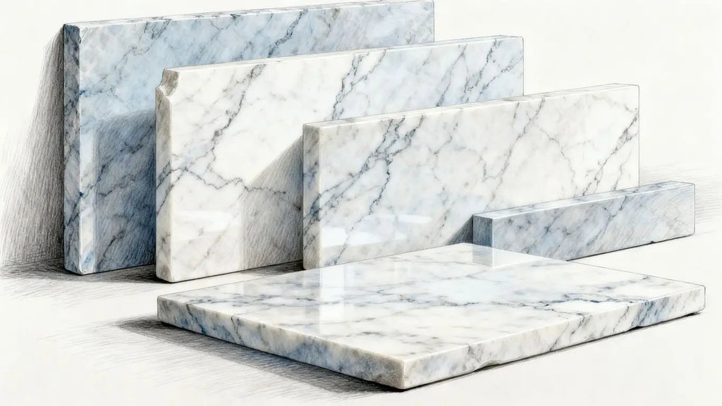 Surfaces Galore Ming Green Marble Collection