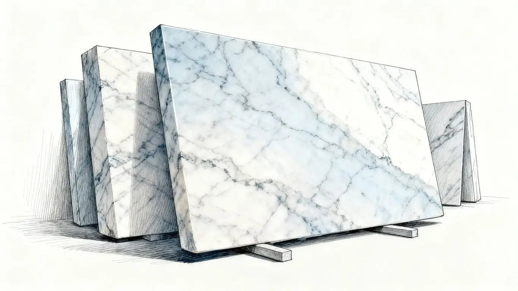 Surfaces Galore Ming Green Marble Collection