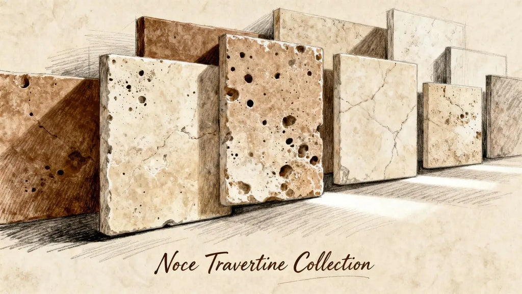 Surfaces Galore Noce Travertine Collection