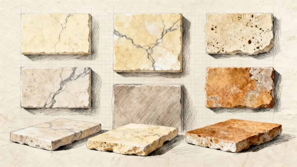 Surfaces Galore Noce Travertine Collection