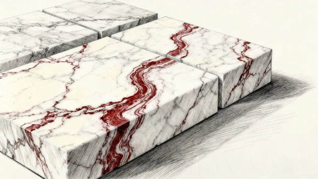 Surfaces Galore Rojo Alicante Marble Collection