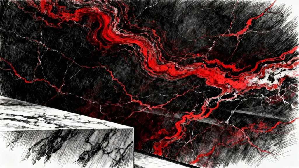Surfaces Galore Rosso Levanto Marble Collection