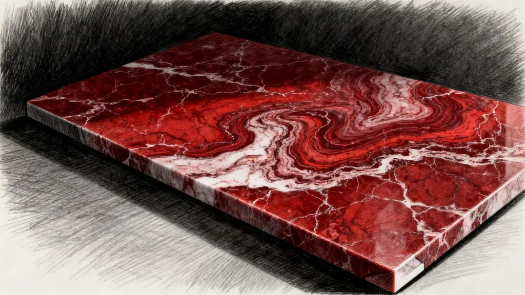 Surfaces Galore Rosso Levanto Marble Collection
