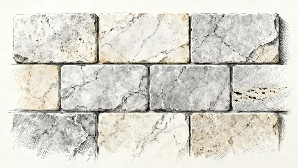 Surfaces Galore Silver Travertine Collection