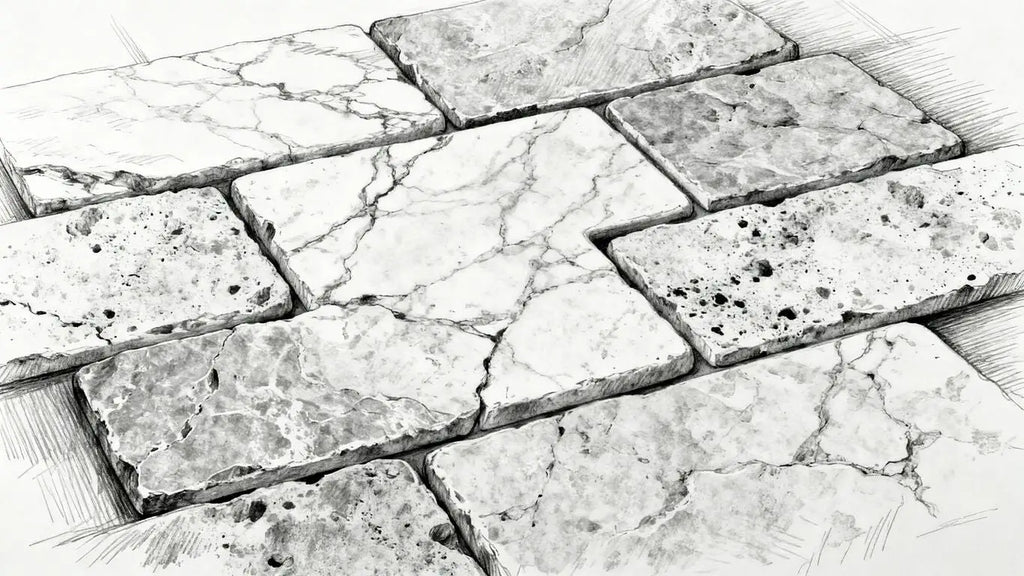 Surfaces Galore Silver Travertine Collection