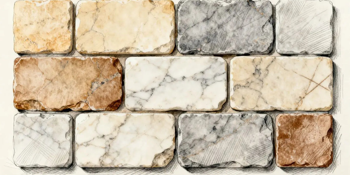 Marble Colloectios Tumbled Marble Collection for Elegant Interiors– SurfacesGalore