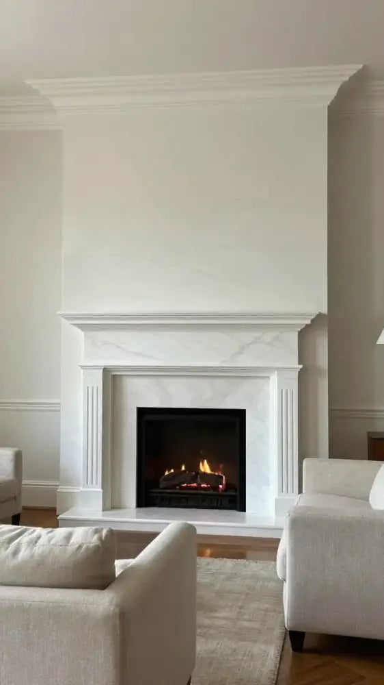 Thassos marble is famous for its bright white color and clean look.