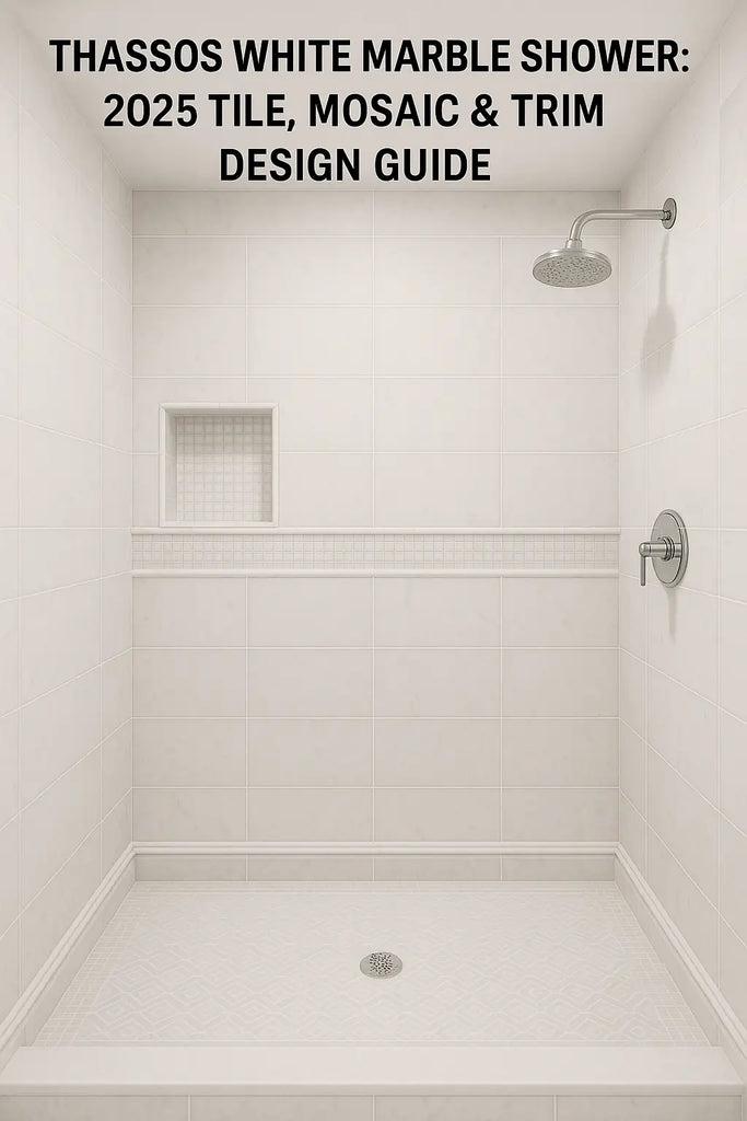 Thassos White Marble in 2025: Crafting Radiant Bathroom Showers with Tiles, Mosaics, Borders, and Moldings