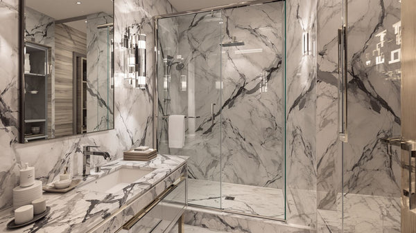 Marble-Effect Bathrooms: Achieve Luxury Without the High Cost