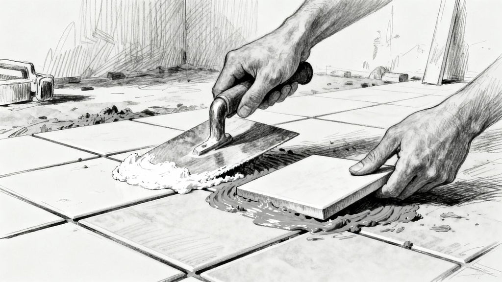 Elegir el Adhesivo Blanco Adecuado para tu Proyecto de Azulejos