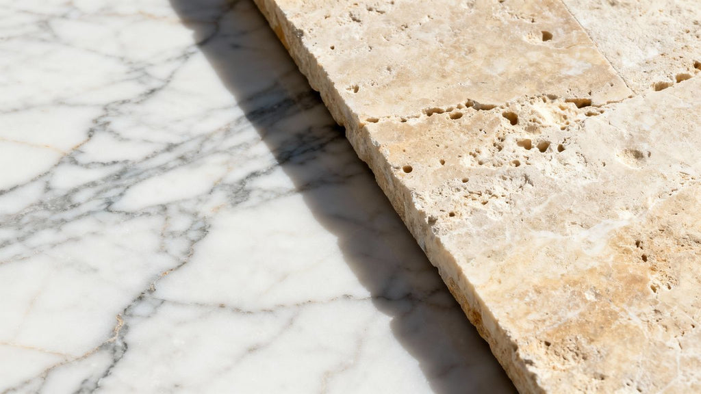 Marble and Travertine: A Comprehensive Guide to Their Differences and Benefits
