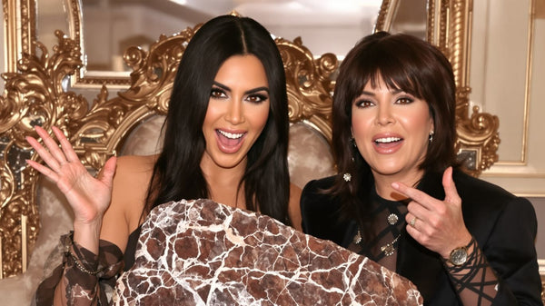 Marble Mayhem: Kim Kardashian and Kris Jenner's $1 Million Bet Over Rare Stone