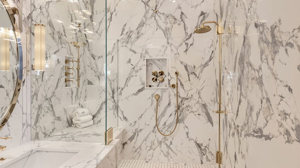 Stars Embrace Marble Showers: A Look at Luxury Bathrooms of LeBron James, Kylie Jenner, and Jennifer Garner