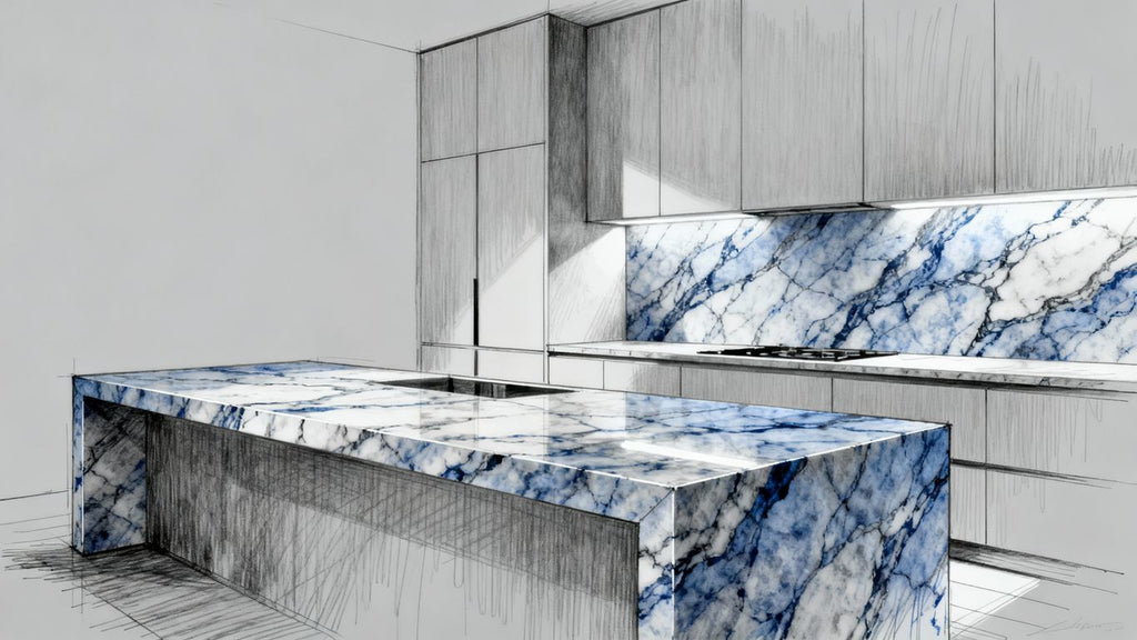 La Elegancia Duradera del Mármol Bluestone en el Diseño Moderno