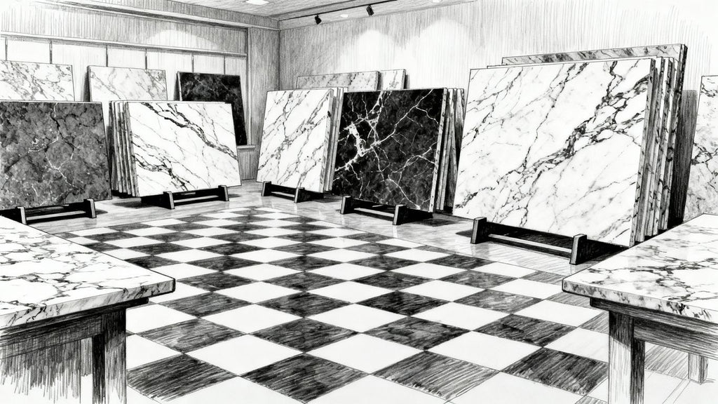 Surfaces Galore Checkerboard Marble Shop