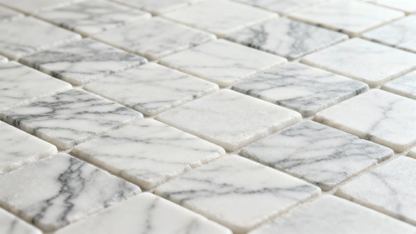 Elevate Your Space with Tumbled Carrara White Marble: Timeless Elegance for Every Room