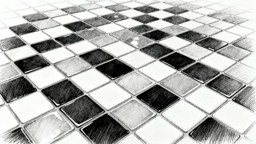 Elegancia Atemporal: Explorando el Atractivo de las Baldosas Mosaico en Blanco y Negro