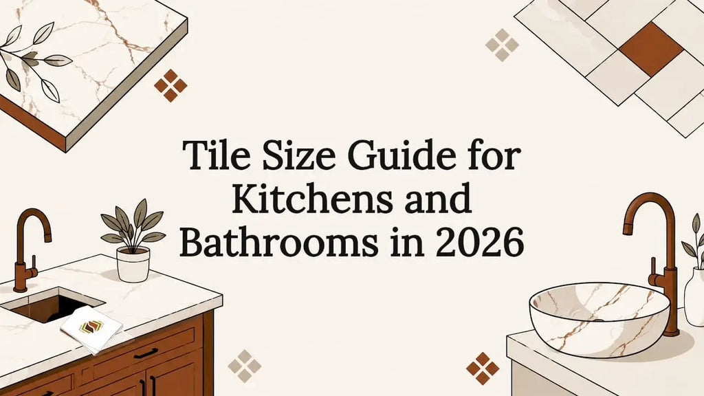 Tile Size Guide for Kitchens and Bathrooms in 2026