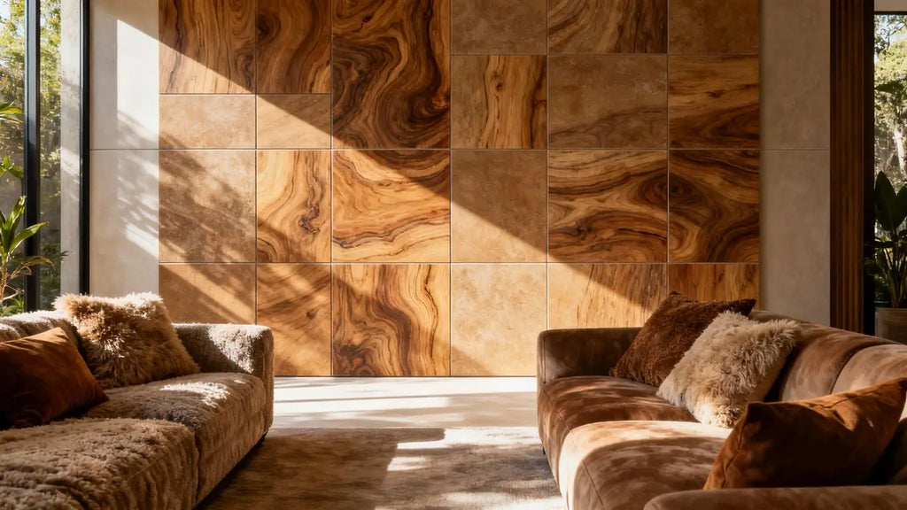 Tile Trends 2025: Embrace Warmth and Natural Textures, Ditch the Cool Grays