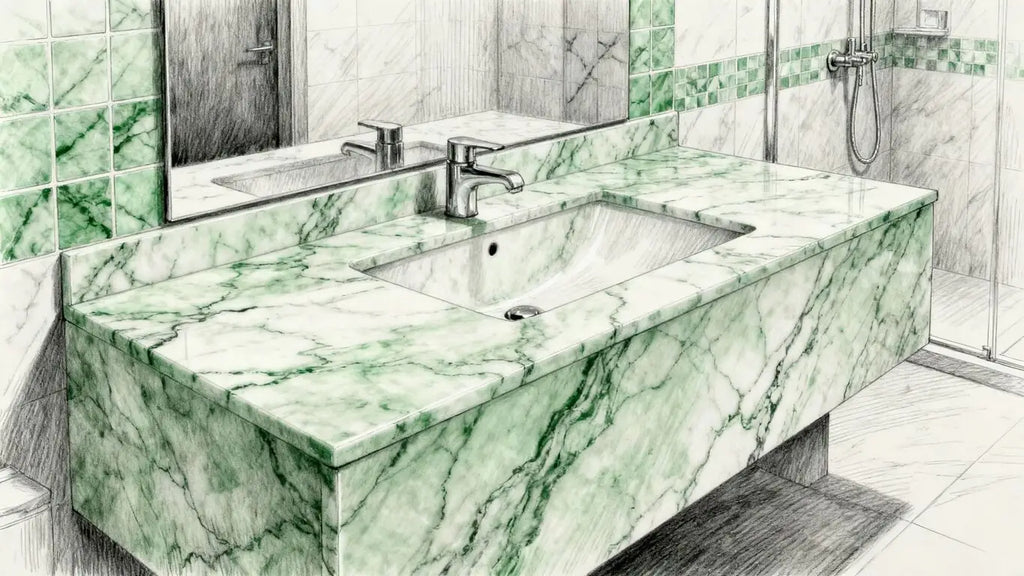 Transform Your Space with Ming Green Marble: Unique Green Stone Design Ideas