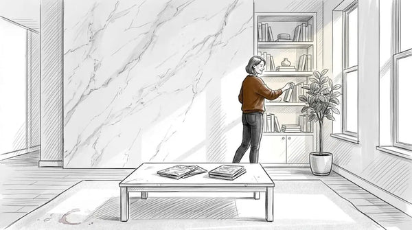 Transform Spaces with These Marble Accent Wall Ideas