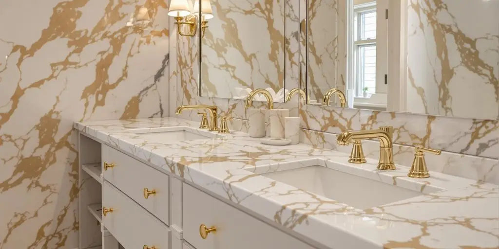 Transform Your Space: Stunning Calacatta Gold Bathroom Design Ideas