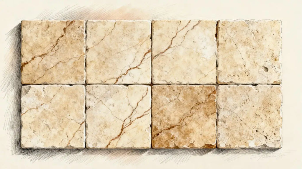 Transform Your Space with Alabastrino Rustic Vein Cut 12x24 Travertine