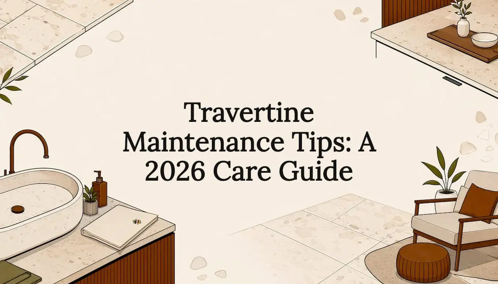 Travertine Maintenance Tips: A 2026 Care Guide