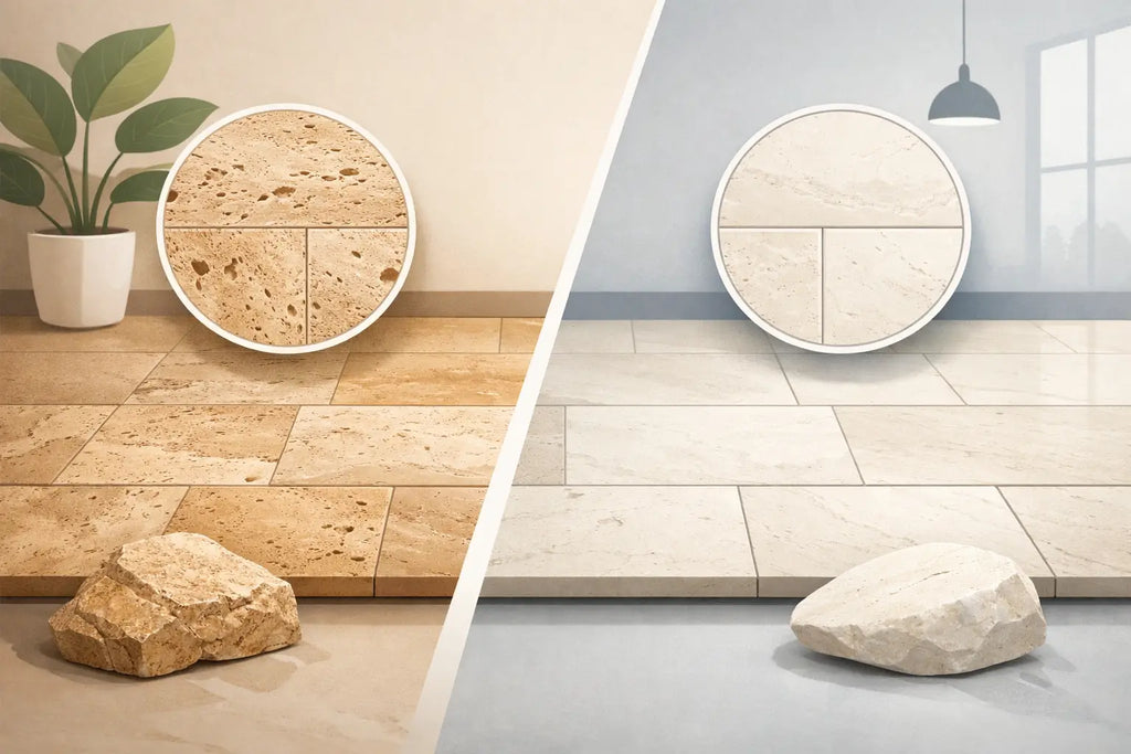 Travertine Versus Limestone Flooring