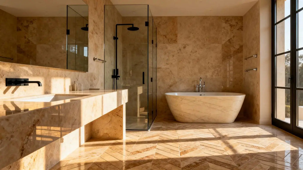 Travertine's Grand Return: Architectural Digest Hails It as the New Design Darling
