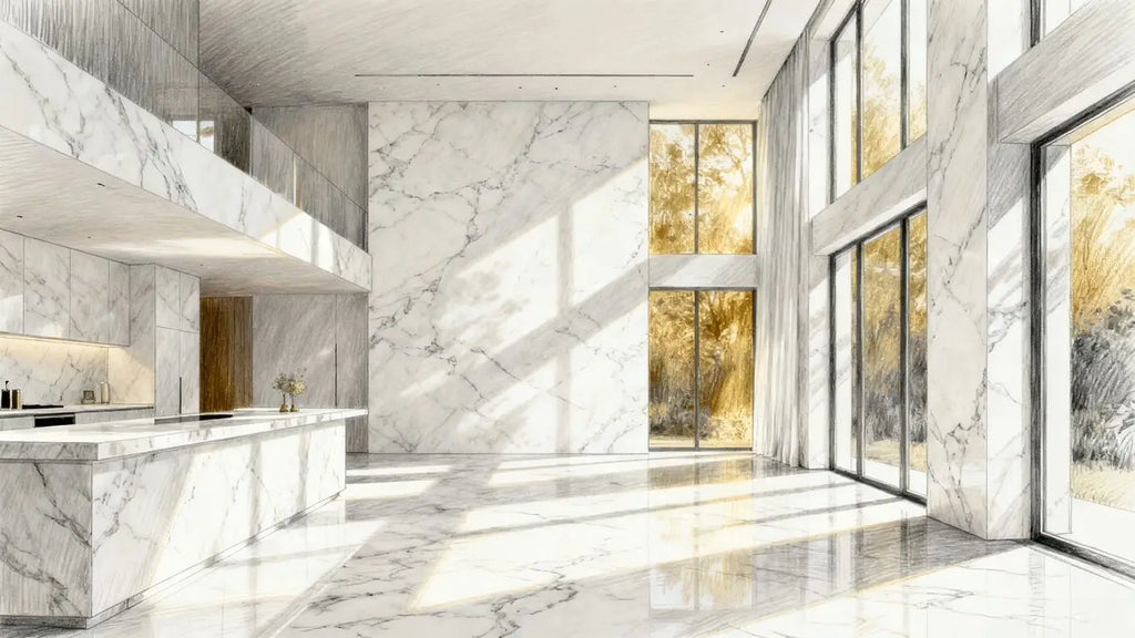 The ultimate guide to Thassos white marble: luxury, durability, and design