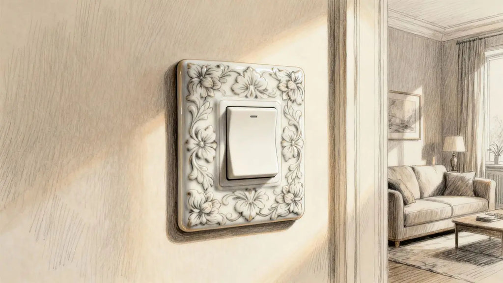 Upgrade Your Home Decor with Elegant Porcelain Light Switch Covers