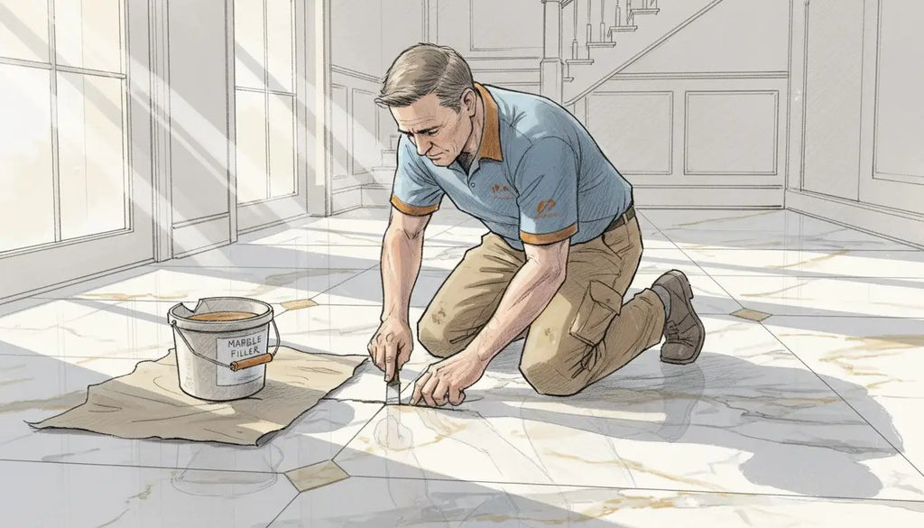 What Is Marble Filler and Its Role in Tilework