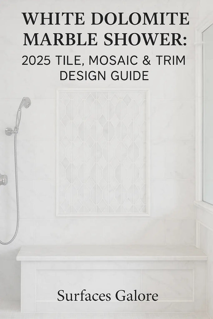 White Dolomite Marble in 2025: Crafting Serene Bathroom Showers with Tiles, Mosaics, Borders &amp; Moldings