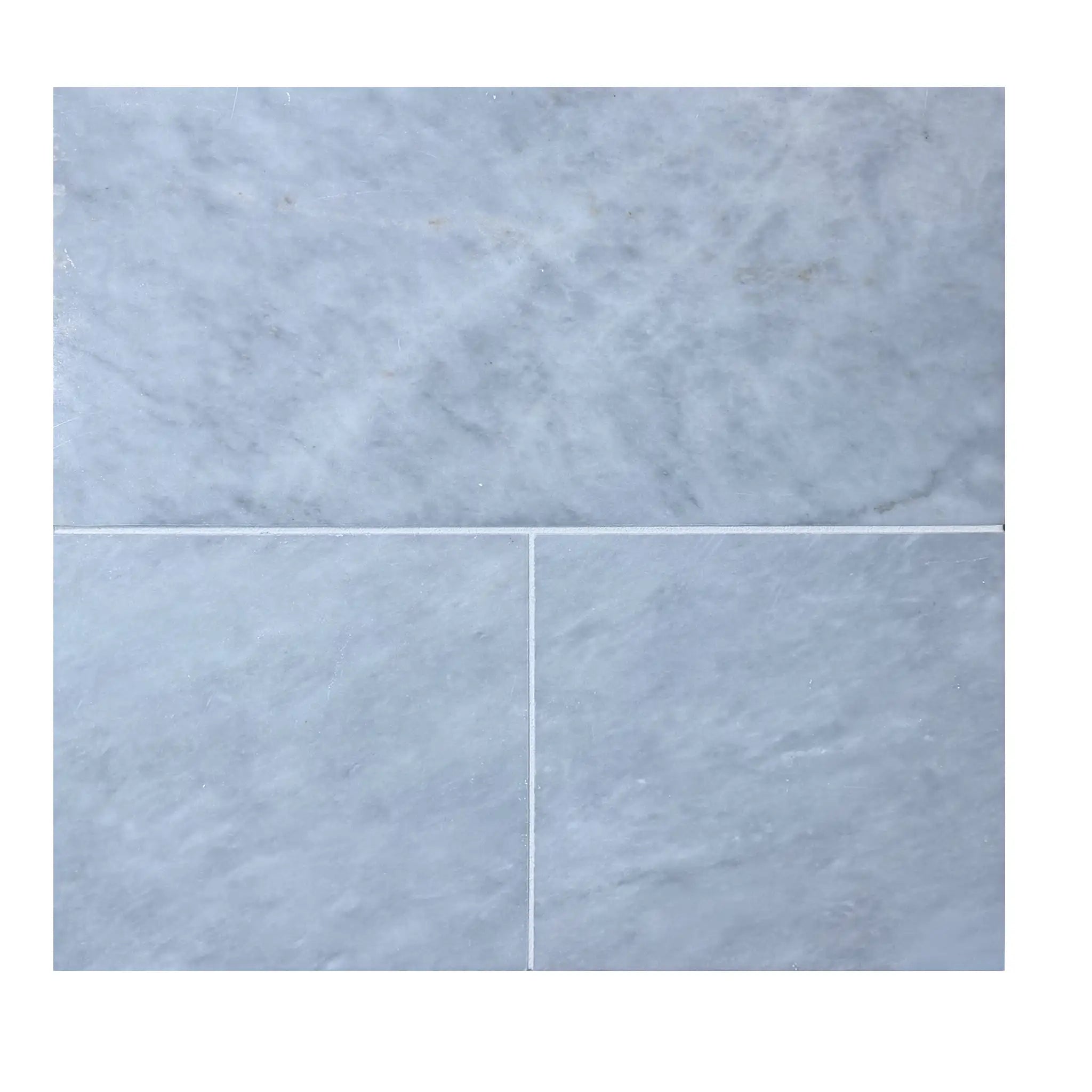 Light gray Azure Imperio Marble tiles with subtle veining and polished finish.