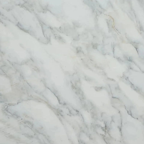 White and gray Calacatta Oliva Marble with elegant natural patterns.