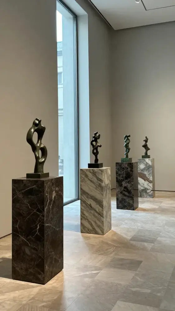 Decorative Pedestals for Gallery Art Displays