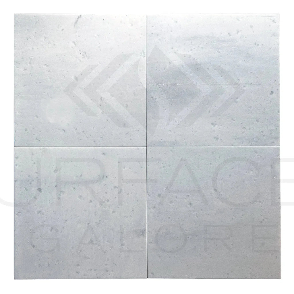 Four Agean White Marble 12X12 Polished Tiles displayed for $8.13/Sq.Ft