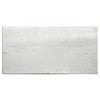 Rectangular speckled mirror featured with Agean White Marble Polished Tile 12X24