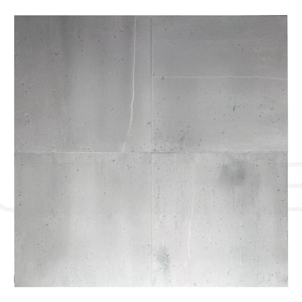 Gray square tile arrangement of Agean White Marble 24X24 polished tile for sale