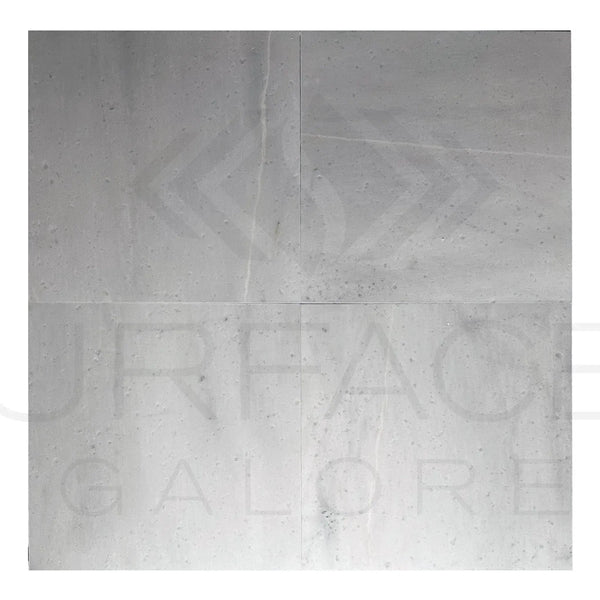 Gray stone tiles featured in Agean White Marble 24X24 Polished Tile product