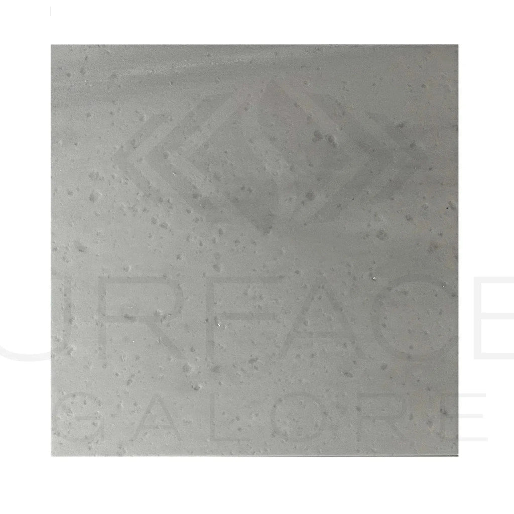 Square textured gray tile from Agean White Marble Snow White 18X18 polished tile