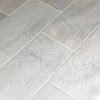 Gray rectangular tile pattern of Agean White Snow White Marble 6X12 Polished Tile