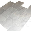 Gray rectangular tiles of Aegean White Snow White Marble 6X12 Polished Tile